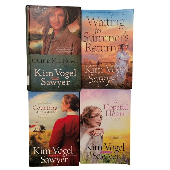 4 Kim Vogel Sawyer Christian Romance Fiction Books Religious Adventure Gift - Picture 1 of 4